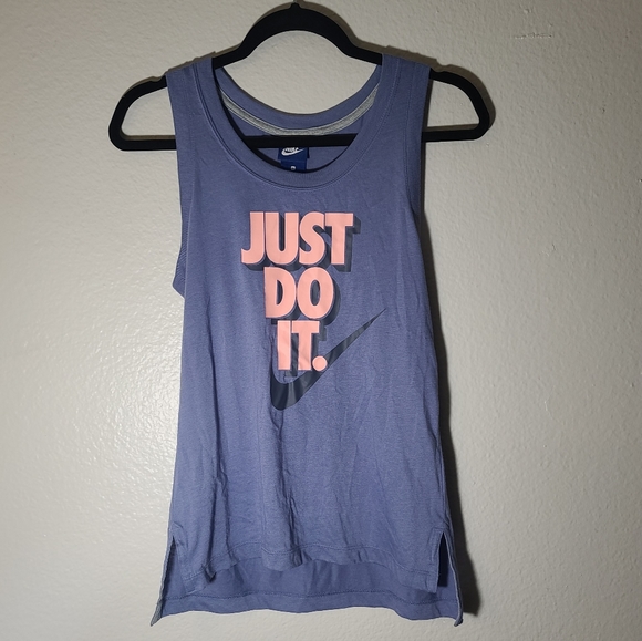 Nike Women's Lavender Pink Just do it Tank - Picture 1 of 4